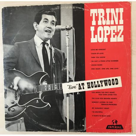 Trini Lopez ‎– "Live" At Hollywood