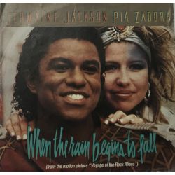 Jermaine Jackson, Pia Zadora ‎– When The Rain Begins To Fall