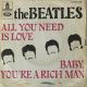 The Beatles ‎– All You Need Is Love / Baby You're A Rich Man