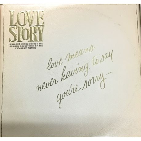 Francis Lai, Various ‎– Love Story - Dialogue And Music From The Original Soundtrack Of The Paramount Picture