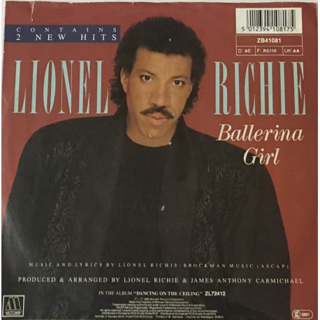 Lionel Richie ‎– Ballerina Girl