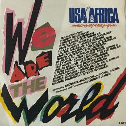 USA For Africa ‎– We Are The World Plak