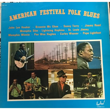 Various ‎– American Festival Folk Blues 2LP