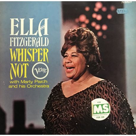 Ella Fitzgerald With Marty Paich And His Orchestra* ‎– Whisper Not