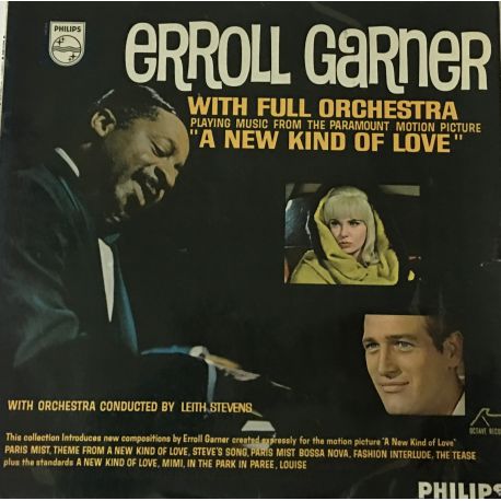 Erroll Garner With Full Orchestra Conducted By Leith Stevens ‎– Playing Music From "A New Kind Of Love"