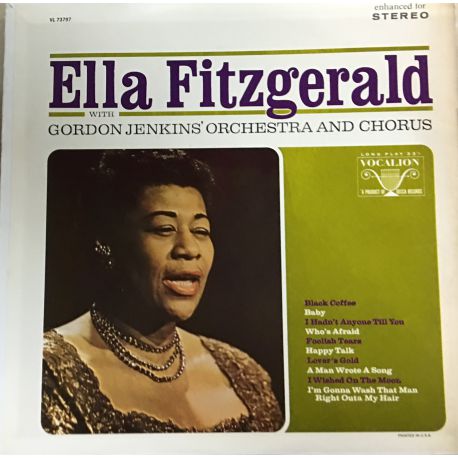 Ella Fitzgerald With Gordon Jenkins' Orchestra And Chorus* ‎– Ella Fitzgerald With Gordon Jenkins' Orchestra And Chorus