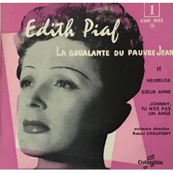 Edith Piaf ‎– La Goualante Du Pauvre Jean