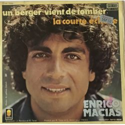 Enrico Macias ‎– Un Berger Vient De Tomber / La Courte Echelle Plak