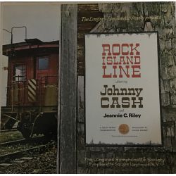 Johnny Cash And Jeannie C. Riley ‎– Rock Island Line Plak-lp