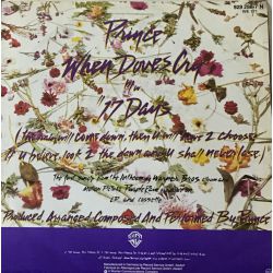 Prince ‎– When Doves Cry / 17 Days Plak