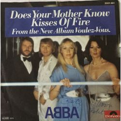 ABBA ‎– Does Your Mother Know / Kisses Of Fire