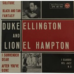 Duke Ellington And Lionel Hampton ‎– I Classici Del Jazz N. 3 Plak-lp