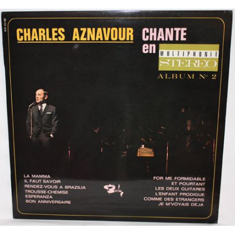 Charles Aznavour ‎–  Chante En Multiphonie Stéréo