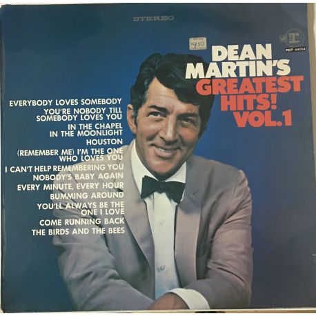 Dean Martin ‎– Dean Martin's Greatest Hits! Volume 1