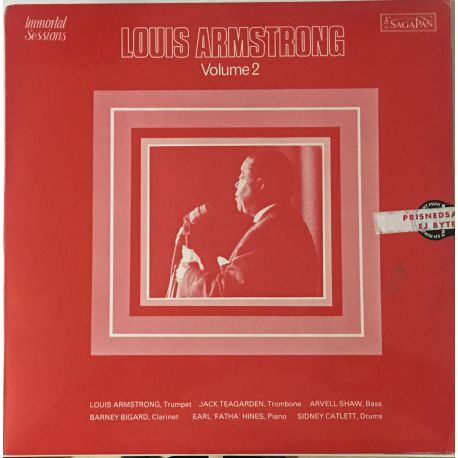 Louis Armstrong ‎– Immortal Sessions Volume 2 Plak