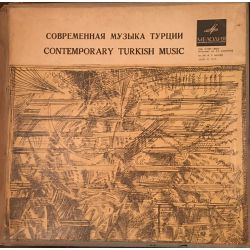 Contemporary Turkish Music. Ahmet Adnan Saygun Uivi Cemal Erkin 2 LP