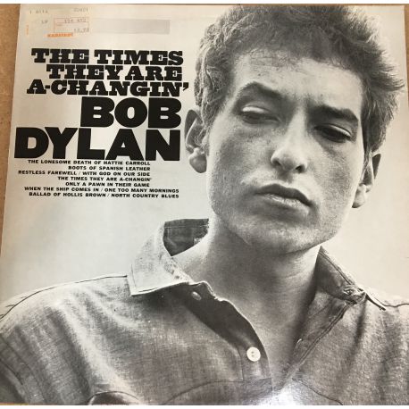 Bob Dylan ‎– The Times They Are A-Changin' Plak