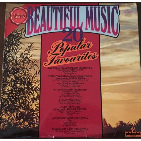 Various ‎– Beautiful Music 20 Popular Favourites Plak