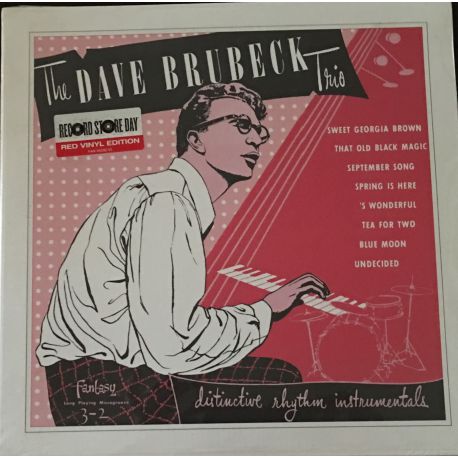 The Dave Brubeck Trio ‎– Distinctive Rhythm Instrumentals 180 gr lp10"