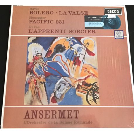 Ravel*, Honegger* & Dukas* / Ansermet*, L'Orchestre De La Suisse Romande -Bolero -La valse