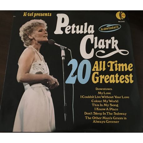 Petula Clark ‎– 20 All Time Greatest Plak