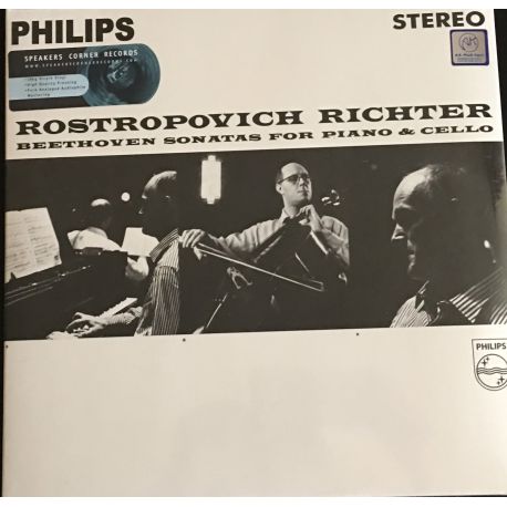Rostropovich*, Richter*, Beethoven* ‎– Sonatas For Piano & Cello 2lp