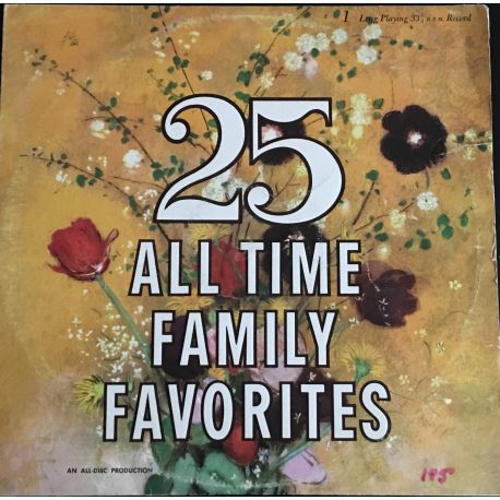 25 All Time Family Favorites Plak