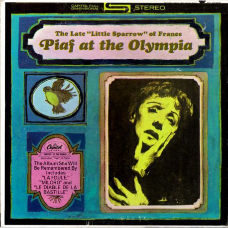 Edith Piaf ‎– Piaf At The Olympia