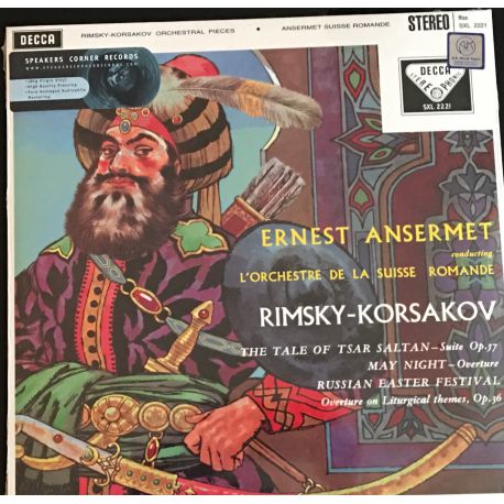 Ernest Ansermet Rimsky-Korsakov* ‎– The Tale Of Tsar Saltan / May Night / Russian Easter Festival 180 g lp