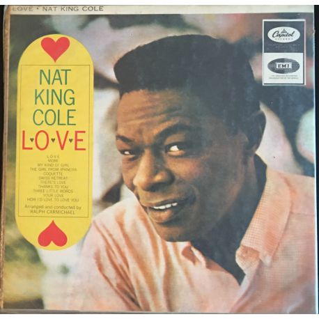 Nat King Cole ‎– L-O-V-E Plak (Grafson Türk Baskı 1965)