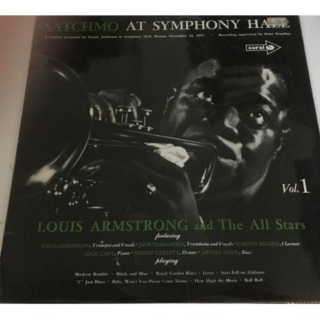 Louis Armstrong And The All Stars* ‎– Satchmo At Symphony Hall Vol. 1 Plak