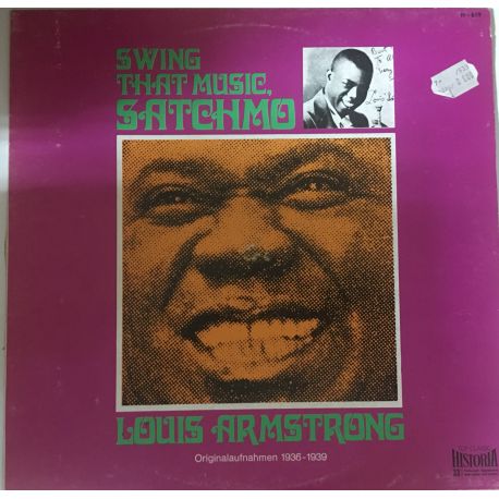 Louis Armstrong ‎– Swing That Music Satchmo Plak