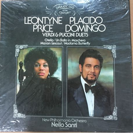Leontyne Price, Placido Domingo - Verdi*, Puccini*, New Philharmonia Orchestra, Nello Santi ‎– Verdi & Puccinl Duets  Plak