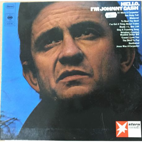 Johnny Cash ‎– Hello, I'm Johnny Cash Plak