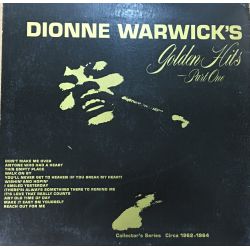 Dionne Warwick ‎– Golden Hits - Part One Plak