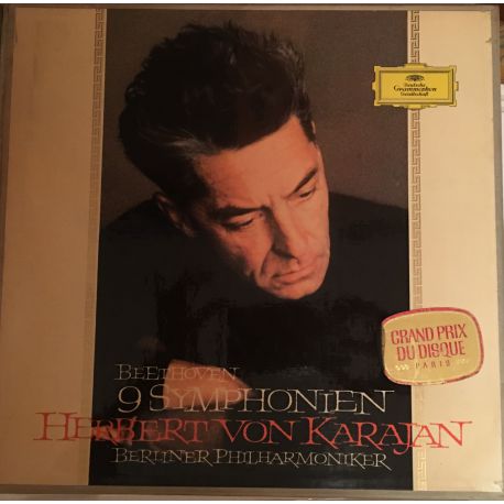 Ludwig van Beethoven - Herbert von Karajan, Berliner Philharmoniker ‎– 9 Symphonien 8 Plak Box Set