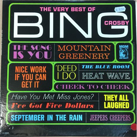 Bing Crosby ‎– The Very Best Of Bing Crosby  Plak
