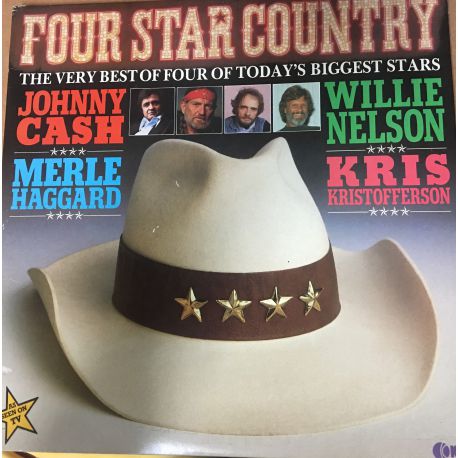 Johnny Cash * Willie Nelson * Merle Haggard * Kris Kristofferson ‎–  The Very Best Of Four Of Today's Biggest Stars 2 Plak