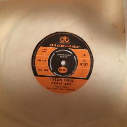 Füsun Önal ‎– Aç Gözünü / Hepsi Sen Plak