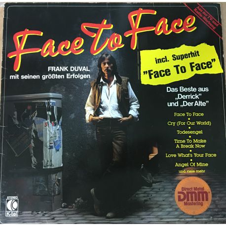 Frank Duval ‎– Face To Face Plak