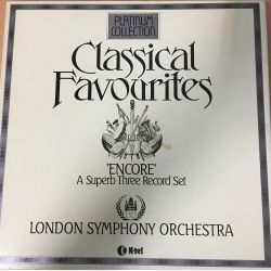 London Symphony Orchestra* ‎– Classical Favourites 'Encore' 3Plak set (Nutcracker Suite,,Swan Lake,Coppelia..)