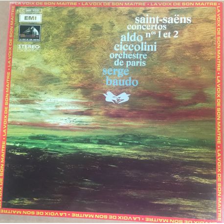 Saint-Saëns* - Aldo Ciccolini, Orchestre De Paris, Serge Baudo ‎– Concertos Nos 1 Et 2 Plak