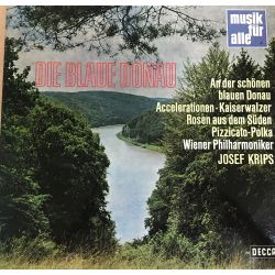 Johann Strauss Jr. - Wiener Philharmoniker, Josef Krips ‎– Die Blaue Donau Plak