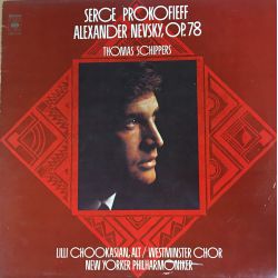 Prokofieff*, Lilli Chookasian*, Westminster Chor*, New York Philharmoniker*, Thomas Schippers ‎– Alexander Nevsky, Op. 78 Plak