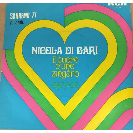 Nicola Di Bari ‎– Il Cuore Ѐ Uno Zingaro Plak