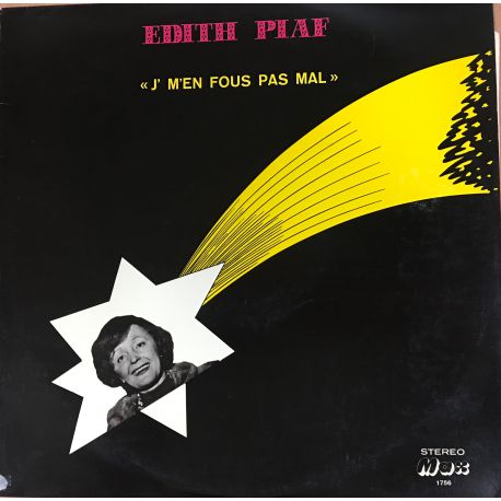 Edith Piaf ‎– J'M'En Fous Pas Mal Türk Baskı Plak ( Depo plağı)