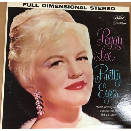 Peggy Lee ‎– Pretty Eyes Plak