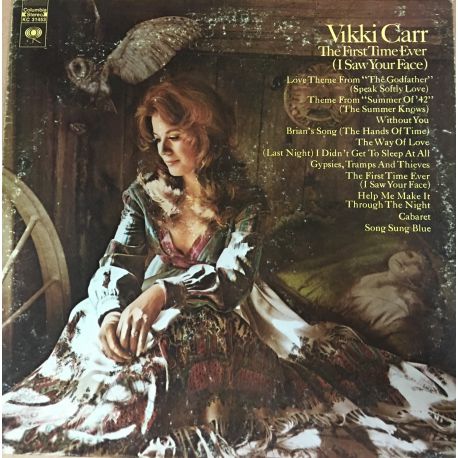 Vikki Carr ‎– The First Time Ever Plak (Love Theme From "The Godfather" Speak Softly Love )