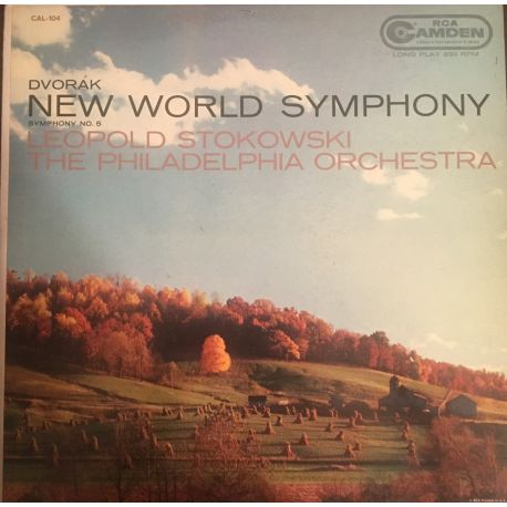 Dvořák* - Leopold Stokowski, Philadelphia Orchestra* ‎– New World Symphony, Symphony No. 5 Plak