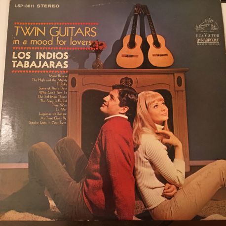 Los Indios Tabajaras ‎– Twin Guitars — In A Mood For Lovers Plak